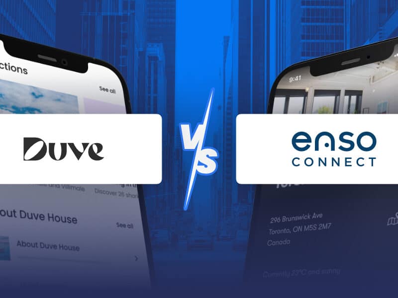 Duve VS Enso Connect: Vacation Rental guest Experience Platform